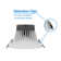 Clr-Select 8-Inch Black High Output Commercial Canless Led Downlight Kit