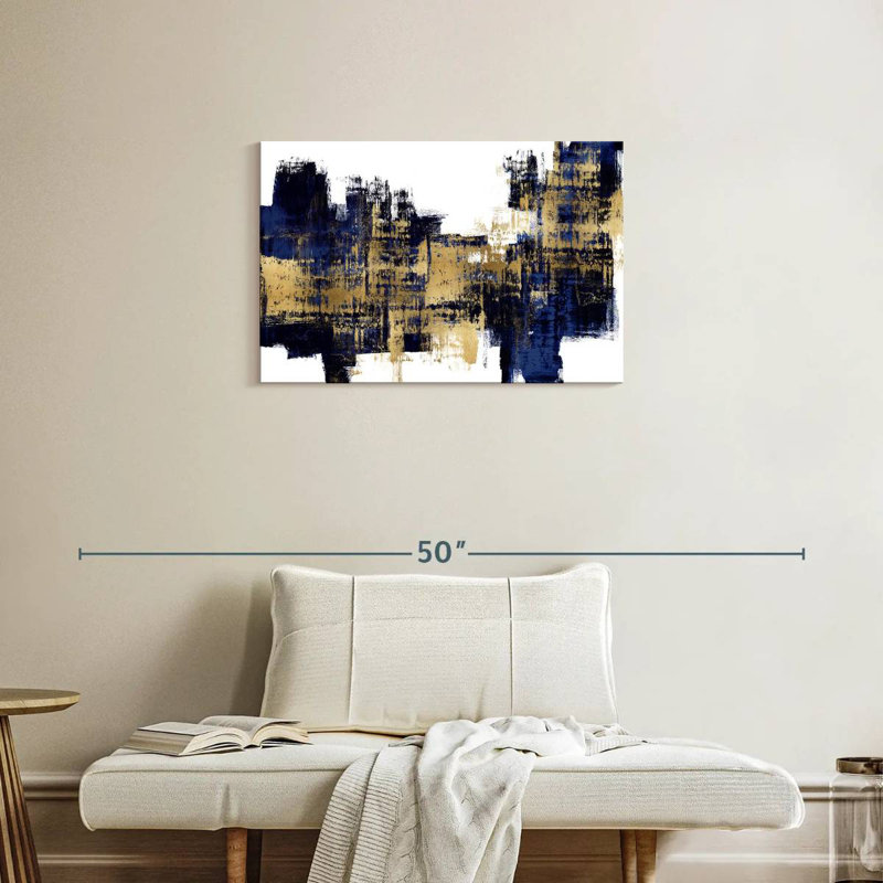 Avery Vibrant Gold On Blue