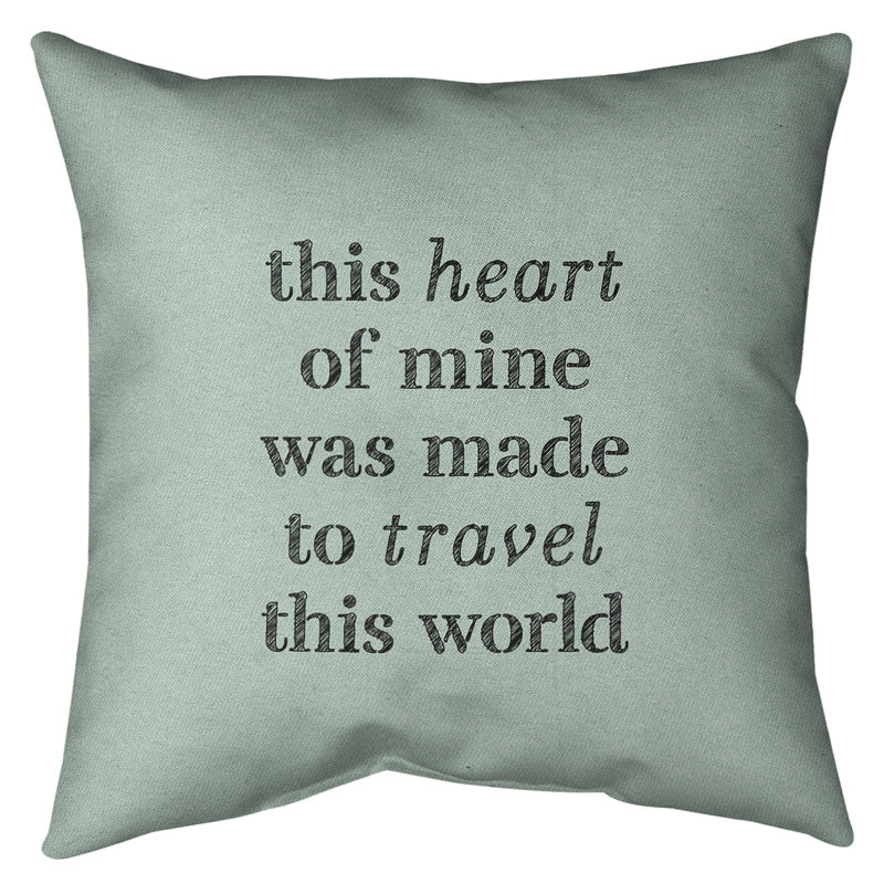 Coussin de sol, 28 po x 28 po, Vert / Noir