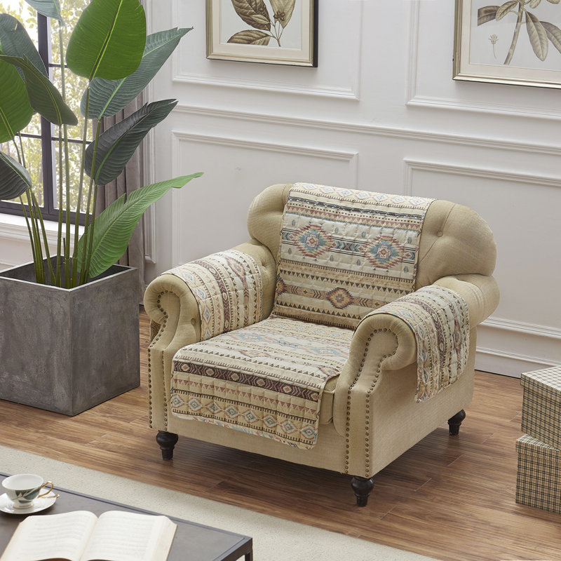 Housse réversible pour fauteuil Phoenix Southwest Geo, Tan
