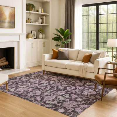 Tapis oriental lavable à la machine de qualité supérieure Mayfield AMF2358