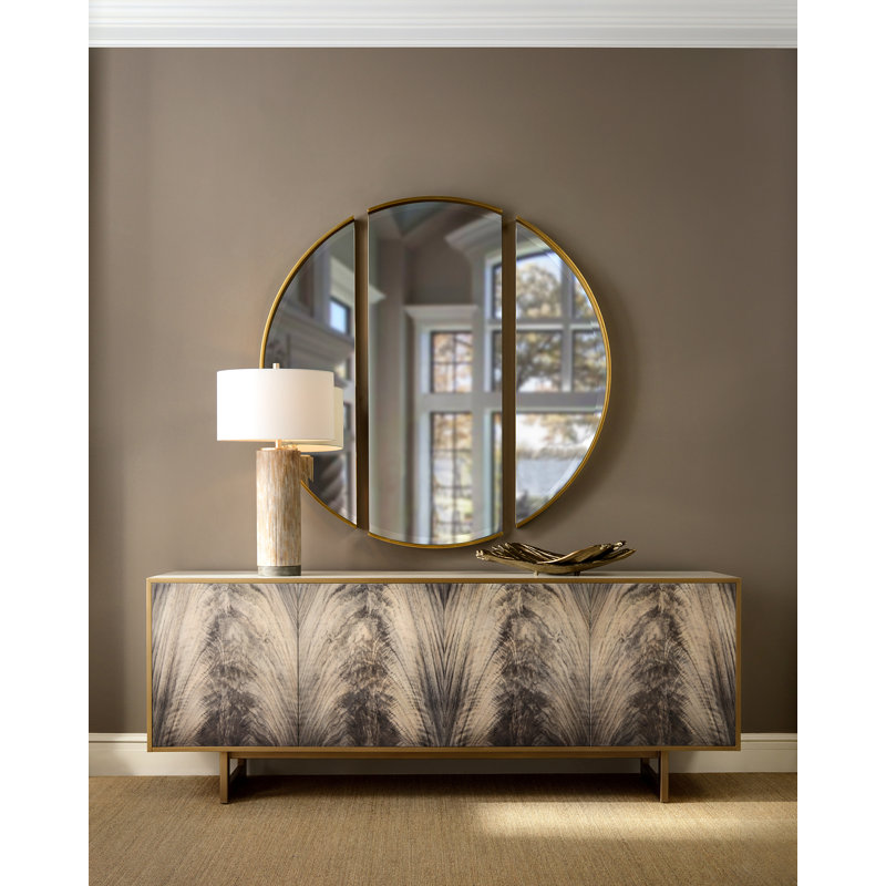 Tarski Flat Metal Beveled Wall Mirror