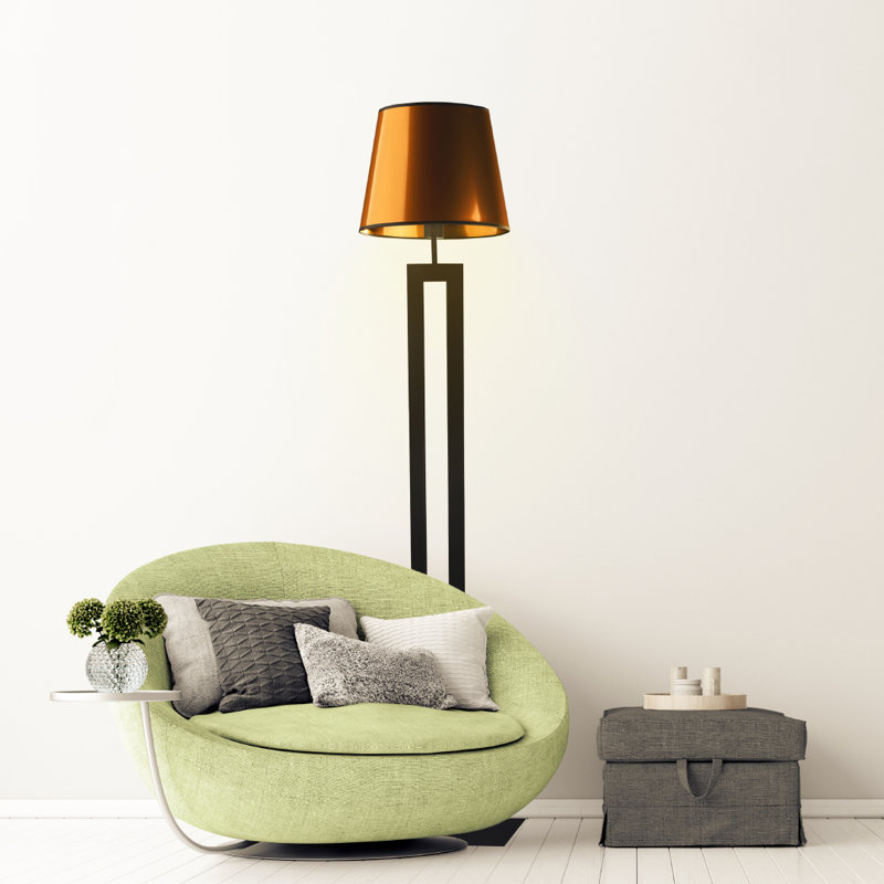 Ulus 172cm Traditional Floor Lamp, Copper