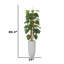 Jardinière artificielle 80,3 po Ivy Devil's Ivy In A Tall Fiberstone
