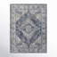Tapis oriental gris / bleu Doyon-871690814