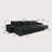 Boneless 135"Large Size Modular Cloud Sofa 6 Seats Down Sofa Bed Apartment Living Room Sofa ,No Assembly Required-1199824791