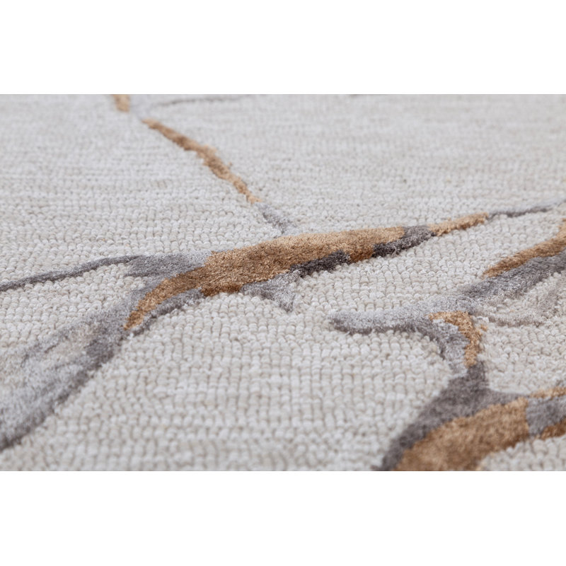 Davarous Abstract Hand Tufted 155cm X 245cm Area Rug