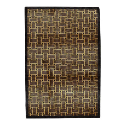 Wool Geometric Area Rug