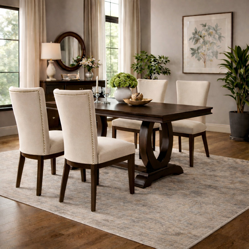 Alejandrino 75.5"- 95.5" Extendable Dining Table