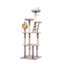 72" Tall Cactus Cat Tree with Transparent Capsule, Multi-Level Sisal Scratching Post Tower & Plush Perches for Large Indoor Cats