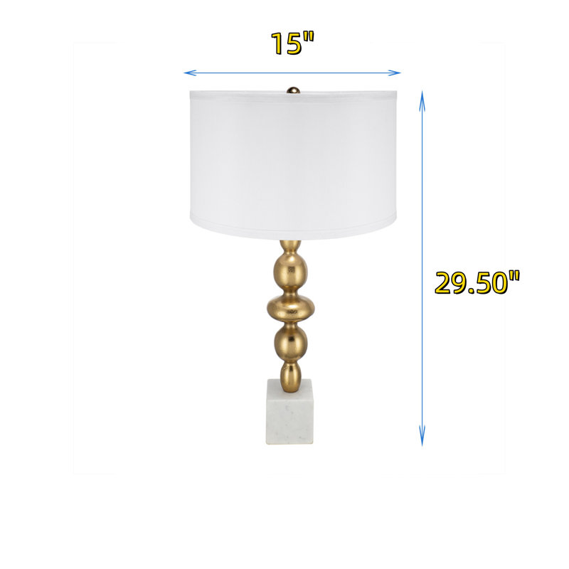 Lampe 15 po x 29,5 po avec abat-jour