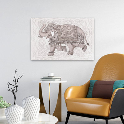 Graceful Elephant - Contemporary Elephant Hindu Elephant Decorated Art