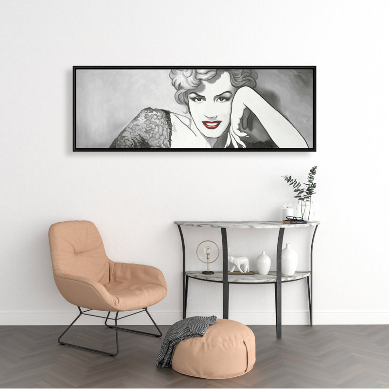 «Vintage Style Marilyn Monroe» sur toile