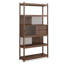 Vitrines en bois massif brun noisette-121309558