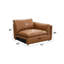 Canapé modulaire en cuir 3 pièces Brighton