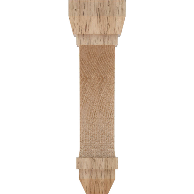Support en bois Stockport, 2 1/4"W x 5"D x 7"H, Chêne rouge
