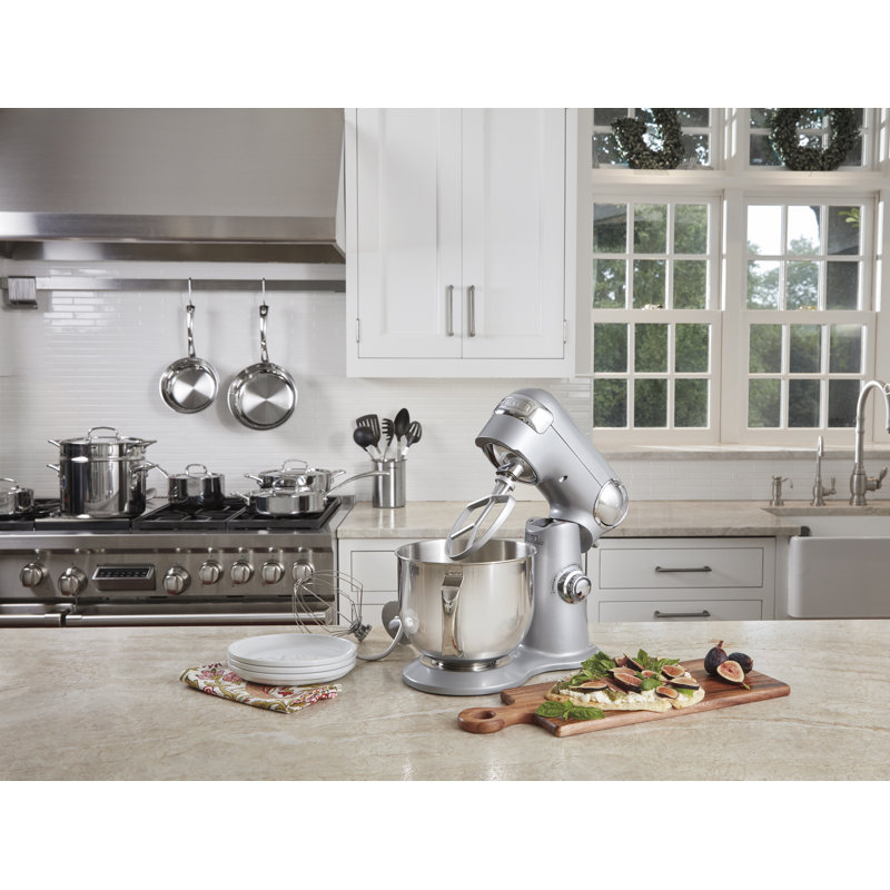 Cuisinart 12 Speed Stand Mixer, Silver Lining