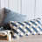 Saya Appliqued Cotton Reversible Throw Pillow