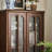 French style retro solid wood bookcase