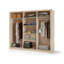 Manufactured Wood Wardrobe