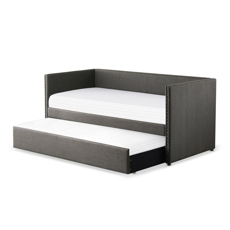 Méridienne grise rembourrée 1pc, Gris