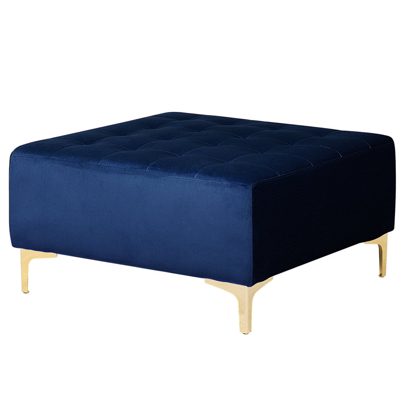 Ville 80cm Wide Velvet Square Cocktail Ottoman