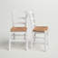 Chaises de salle à manger en bois de hêtre massif Carmelo (ensemble de 2)-1801242555