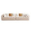 Canapé 135 po à 4 sièges en tissu pelucheux sans assemblage 135D-172046522