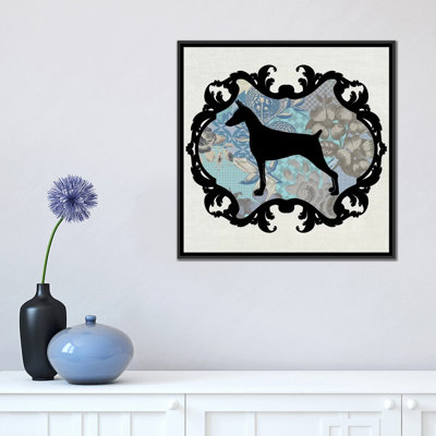 " Doberman (Blue&Black) I " by 5by5collective