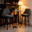 Tabourets de bar, ensemble de 2 chaises de cuisine pivotantes, pour votre maison