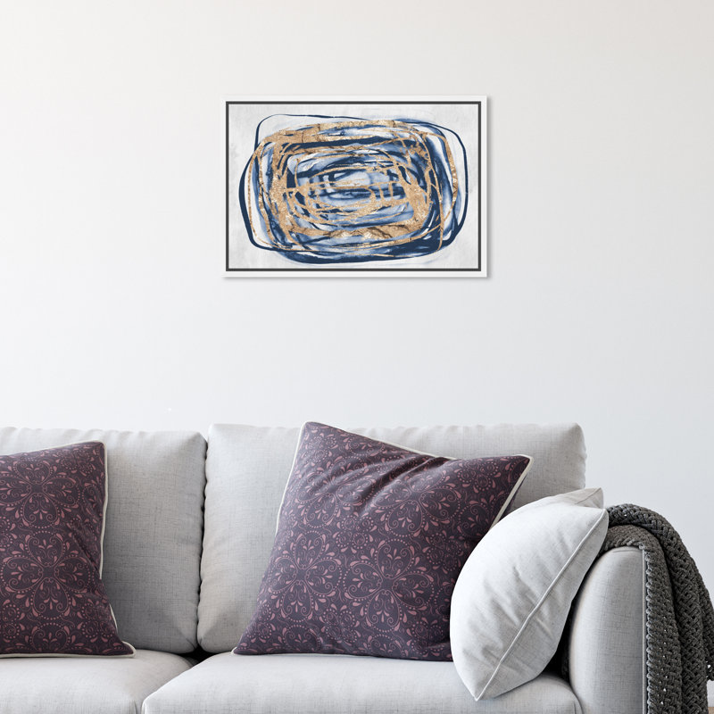 Torbellino - Impression sur toile, H 15 po x l 10 po, Toile avec cadre blanc