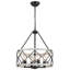 Lustre tambour en cage à 4 lumières Aukje-208983236