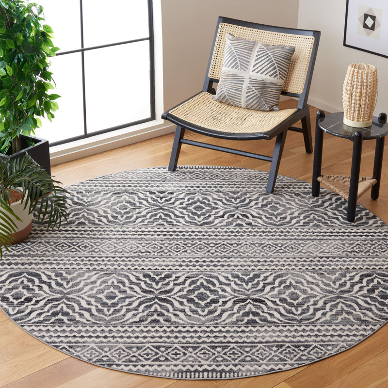 Odyssey Performance Southwestern Rug, Round 6'7"
