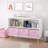 Kids Bookcase With Collapsible Fabric Drawers-1224021018