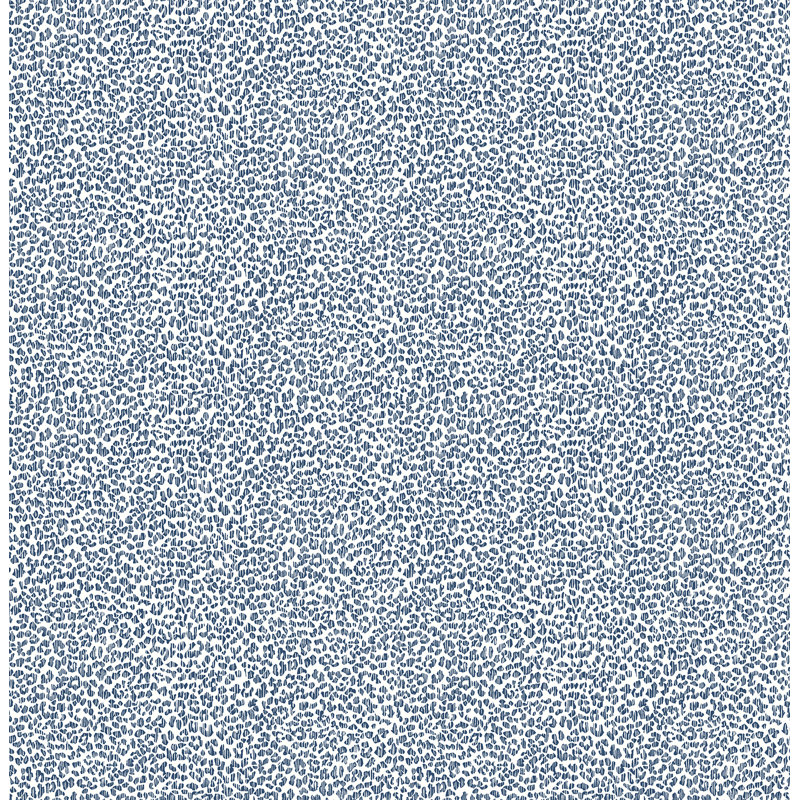 Papier peint à imprimé soul soul indigo, Bleu