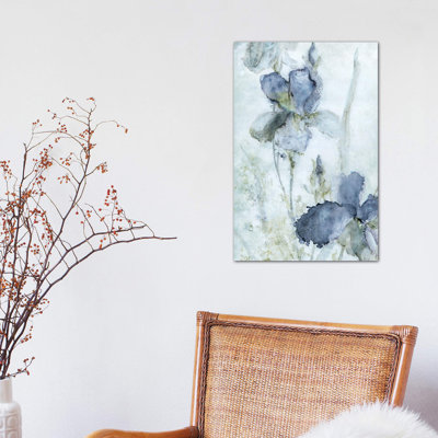 Morning Iris 1 Piece Wrapped Canvas Painting