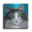 «High Society Cat 2» par Carolee Vitaletti, art mural en métal, 24 po x 24 po-697694054