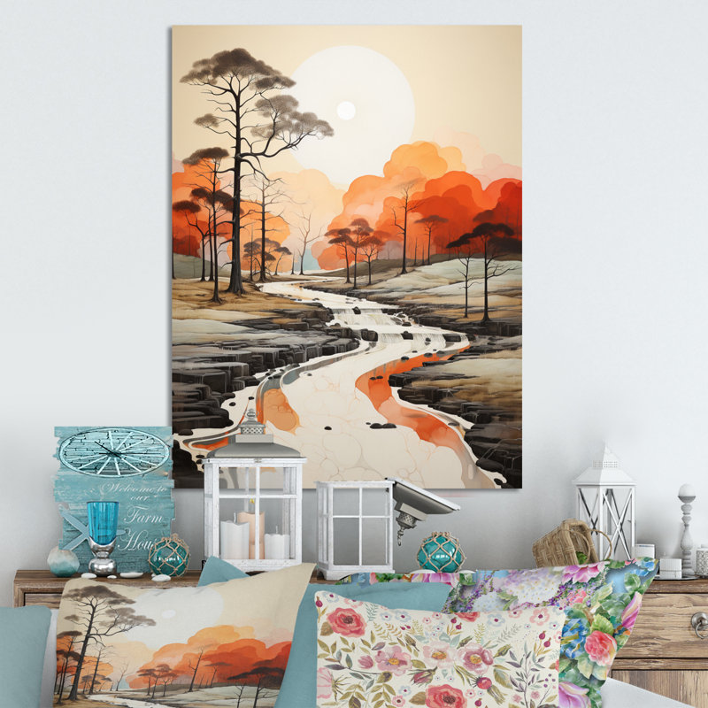 «Bold Geyser Natures Fountain I», impression d'art mural paysage et nature, H 20 po x l 12 po x P 1 po