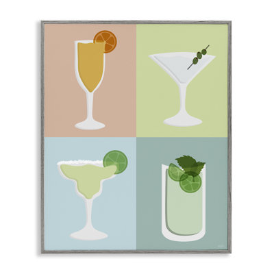 «Pastel Bar Cocktail», estampe numérique par Natalie Carpentieri