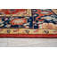 Tapis contemporain à motif géométrique en laine noué à la main Coral-124348312