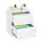 Office Filing Cabinet 2 Drawer - White Locking Metal, Keep Docs Organized, Enhance Work Efficiency Metal In With Lock Drawers For Efficient Storage, Legal/Letter/A4/F4 Compatible Integrated Handle