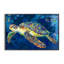 Tortue de mer aux couleurs prismatiques, estampe numérique, design par LSR Design Studio-778313976-778313979