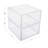 Thomas Martha Stewart Plastic Desktop Storage Box with Half Moon Opening Pullout Drawer