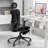 Ergonomic Breathable Mesh Office Chair with Headrest and Flip-Up Arms and Footrest E-2038256087