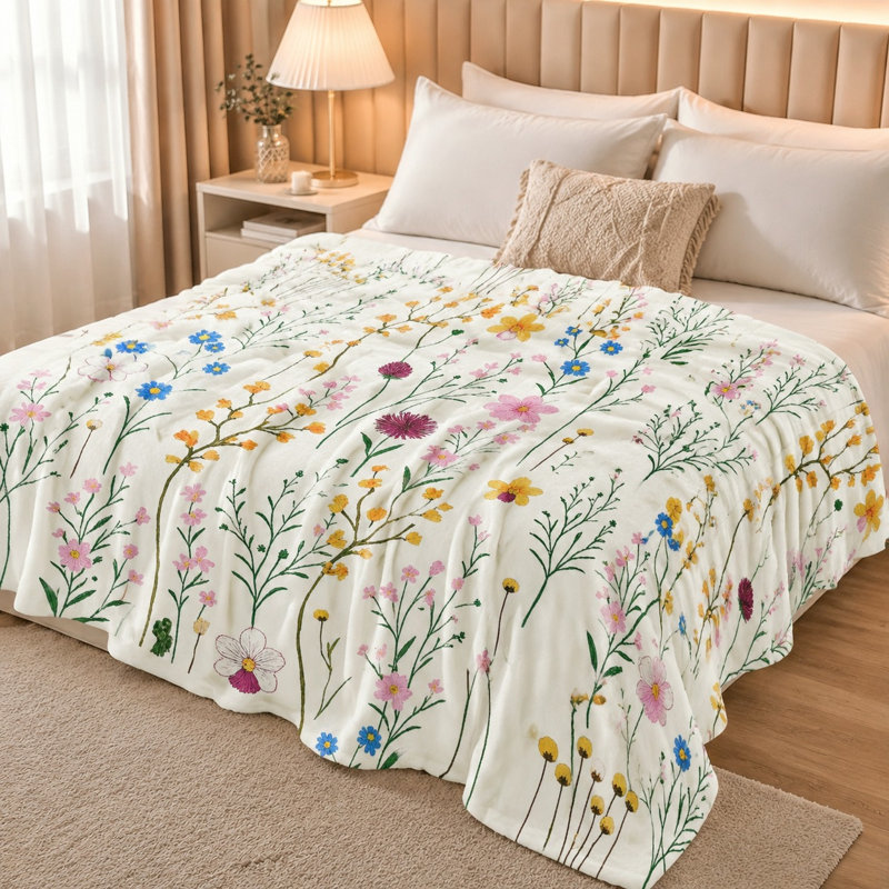 Jeté polaire en flanelle Cozy, L 40 po x l 30 po