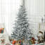 Arbre de Noël artificiel pin enneigé avec 616 branches de cèdre réalistes-706374784-706374785