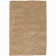 Tapis brun clair fait main poils longs Benson