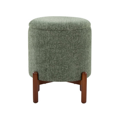 Orfalinda Wood Storage Ottoman