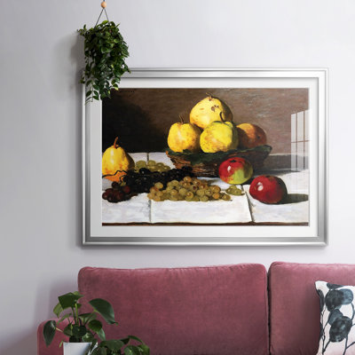 " Still Life With Pears And Grapes, 1867 "