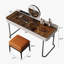 Dressing Table with Mirror-1397076632-1397076636